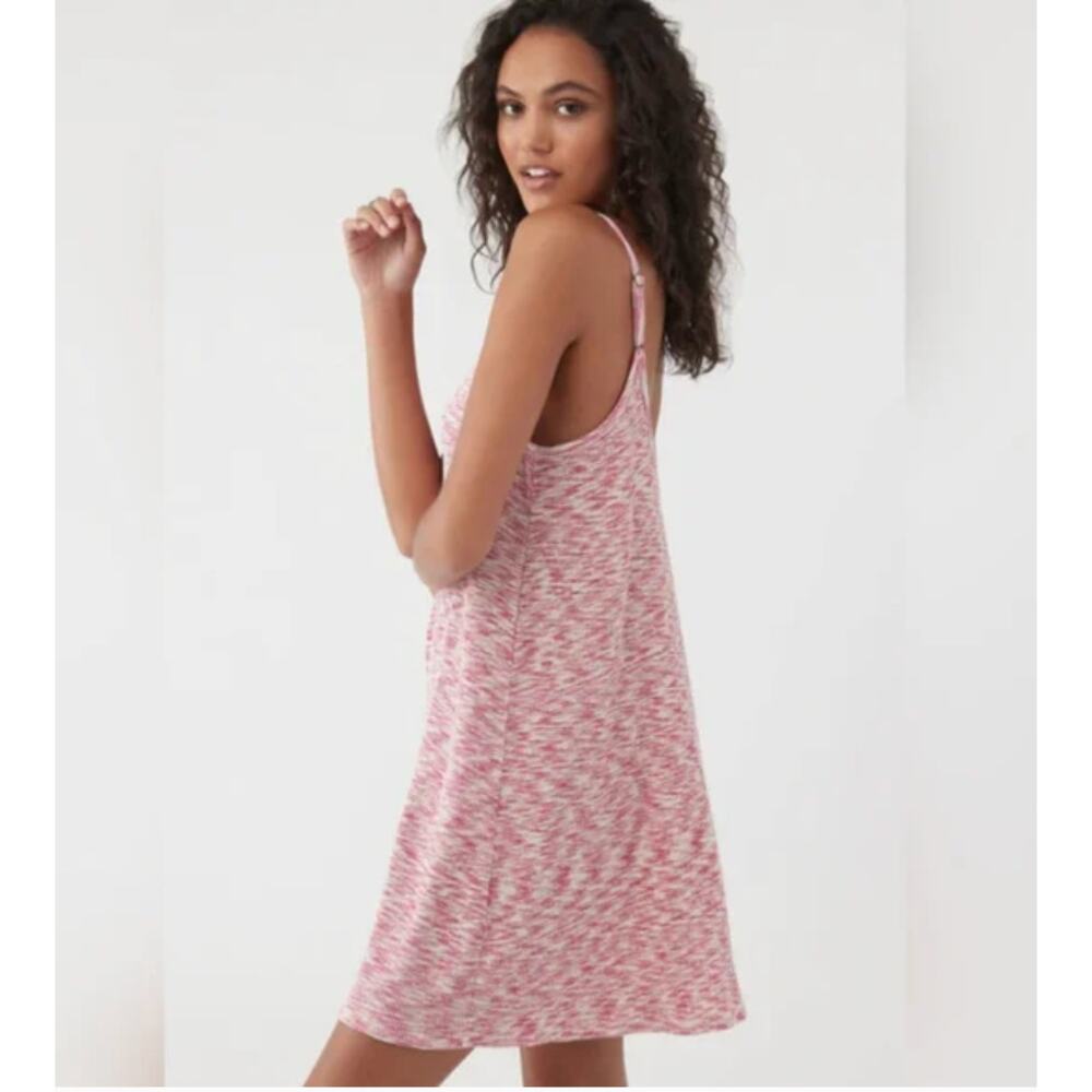 O'Neill Morette Spacedye Dress-Barbie Pink Mini Length Tank Dress NWT - Picture 11 of 11